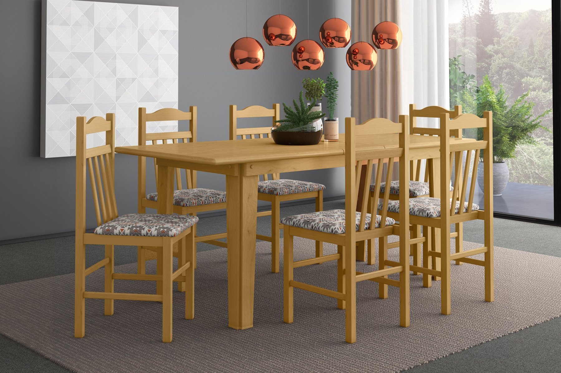 Conjunto Elástica /Madeira Cerejeira 10304.002 x 300.003