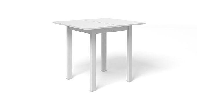 Mesa MDF Dobrável - 10400.001-Branco - L:900 x P:800 x A:770