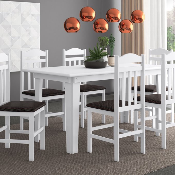 Conjunto Mesa c/Cadeira madeira
