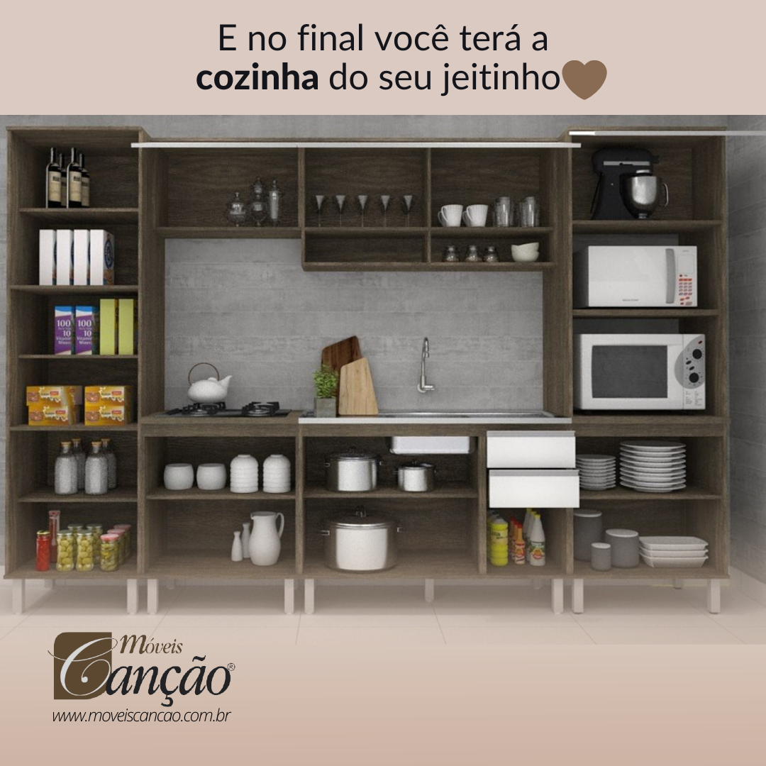 Cozinha modulada completa móveis canção Cozinha modulada completa móveis canção